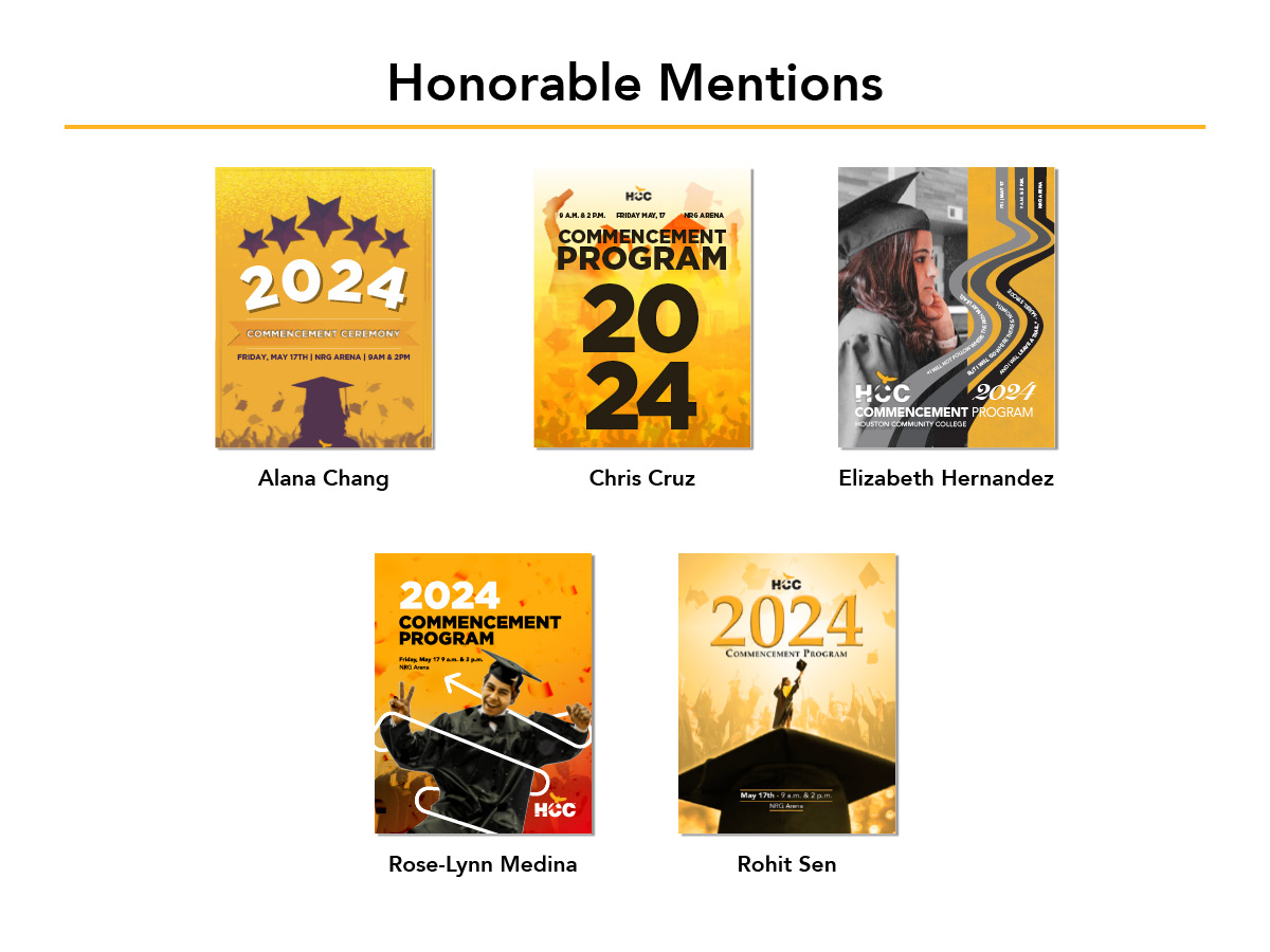 Cover Contest Honorable Mentions:  Alana Chang, Chris Cruz, Elizabeth Hernandez, Rose-Lynn Medina and Rohit Sen