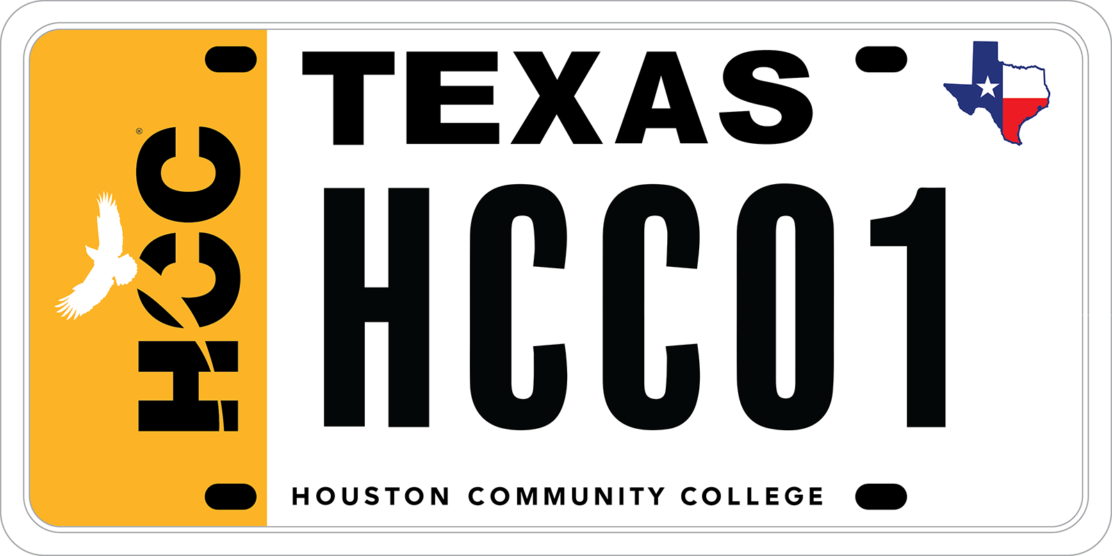 HCC License Plate