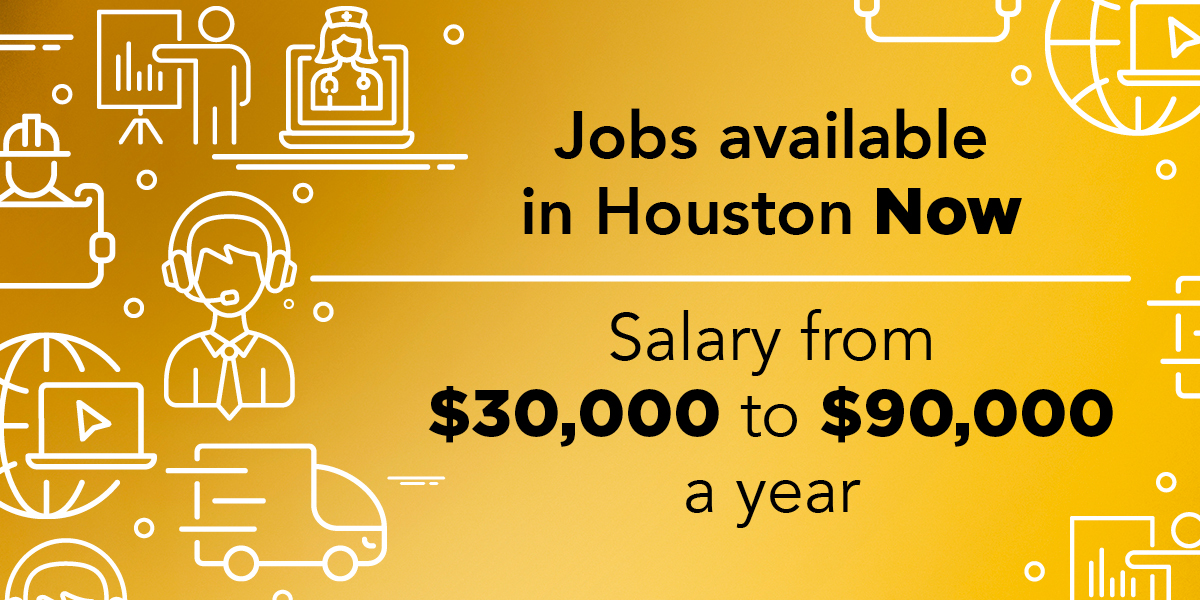 Jobs Now Houston powered by HCC:  There are jobs in Houston