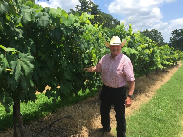 Doug Rowlett on the farm