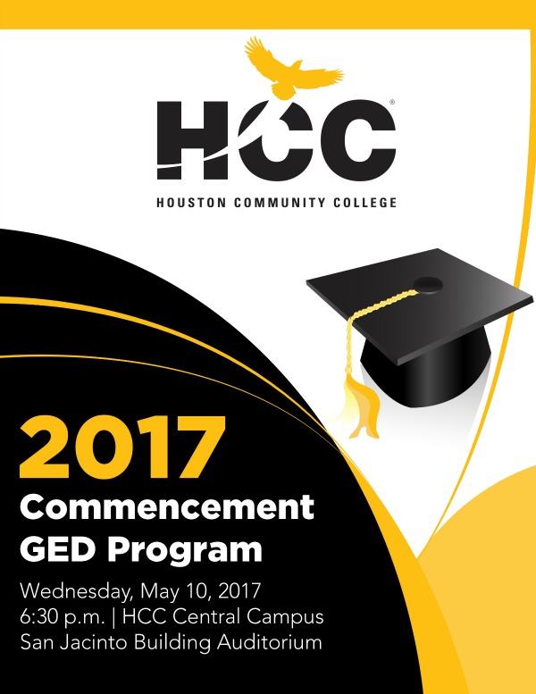 2017 HCC students design cover pages for 2017 Commencement programs