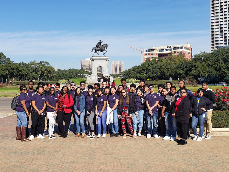 Group of students Upward Bound