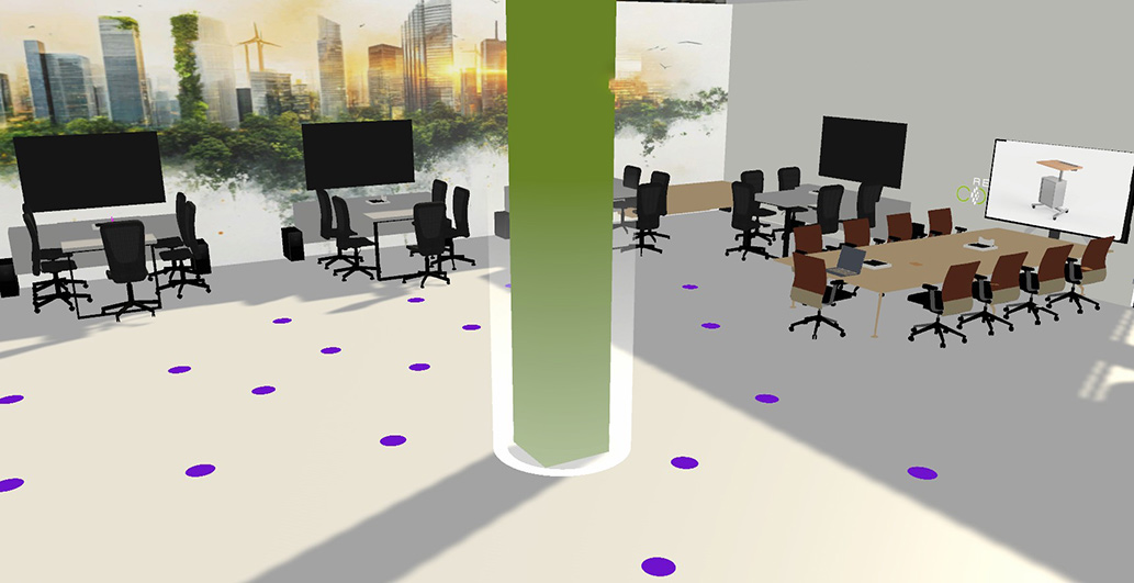 Artist rendering of new Reality COLLAB collaboration area