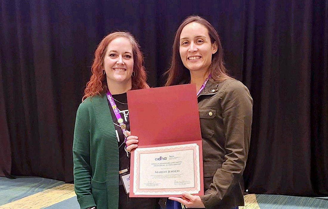 Dental Hygiene student Maren Jensen wins $500 scholarship