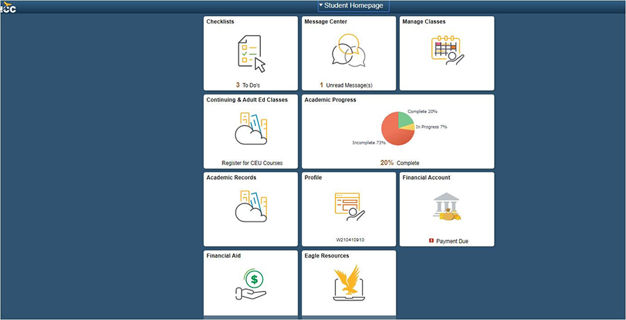 Student System Homepage