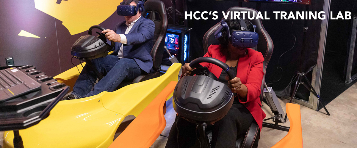 Image of HCC's VR lab