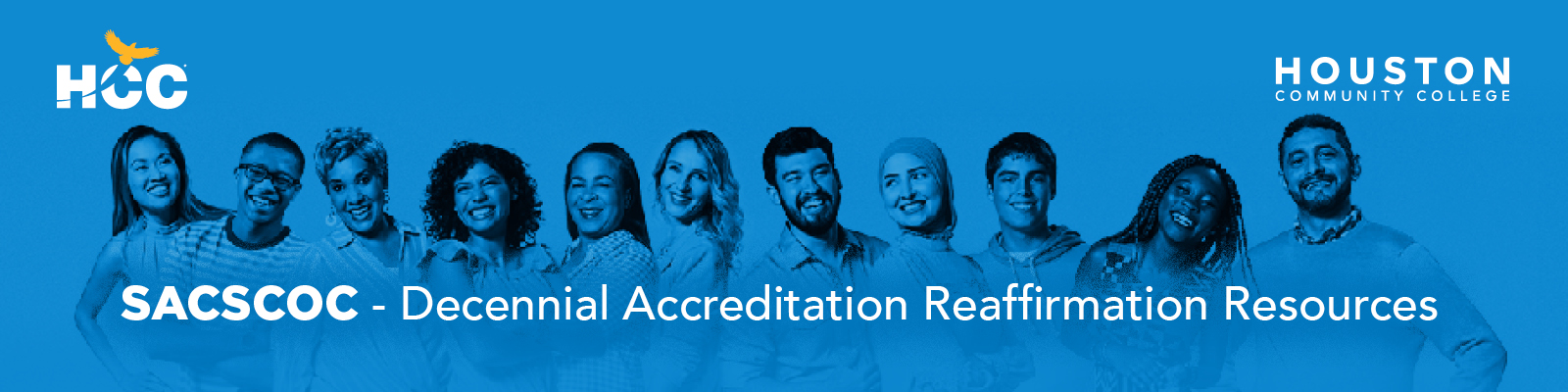 This is the SACSCOC Decennial Accreditation Reaffirmation Resources banner image